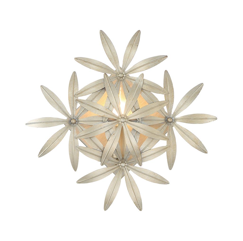 Image 7 Minka Lavery Flower Child 1-Light Ambry Gold Wall Sconce more views