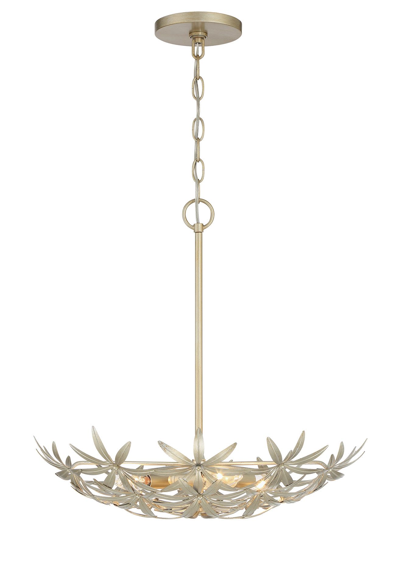 Image 6 Minka Lavery Flower Child 4-Light Ambry Gold Pendant more views