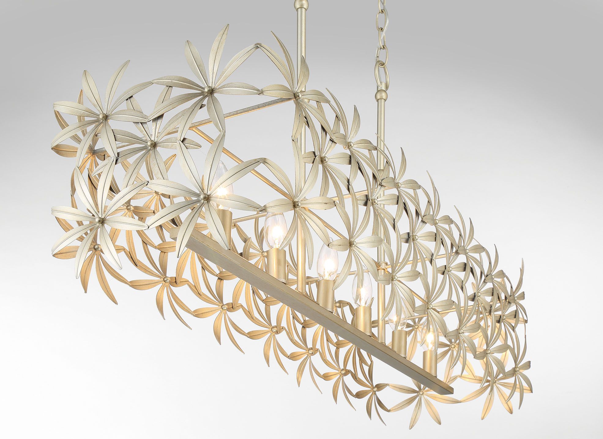 Image 7 Minka Lavery Flower Child 6-Light Ambry Gold Island Chandelier more views