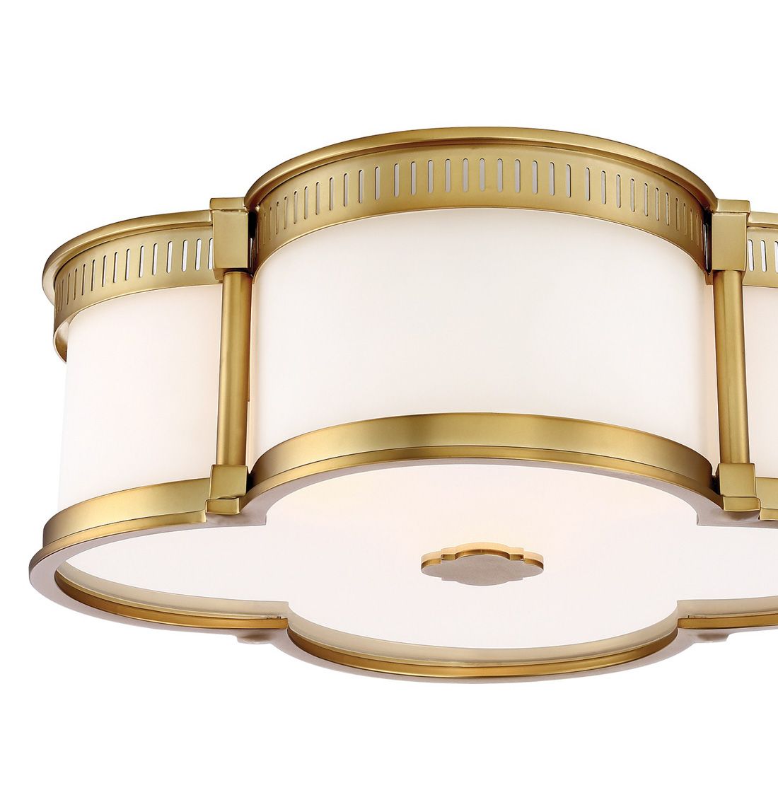 Image 4 Minka Lavery Flush Mount 16 1/4" Wide Liberty Gold LED Ceiling Light more views