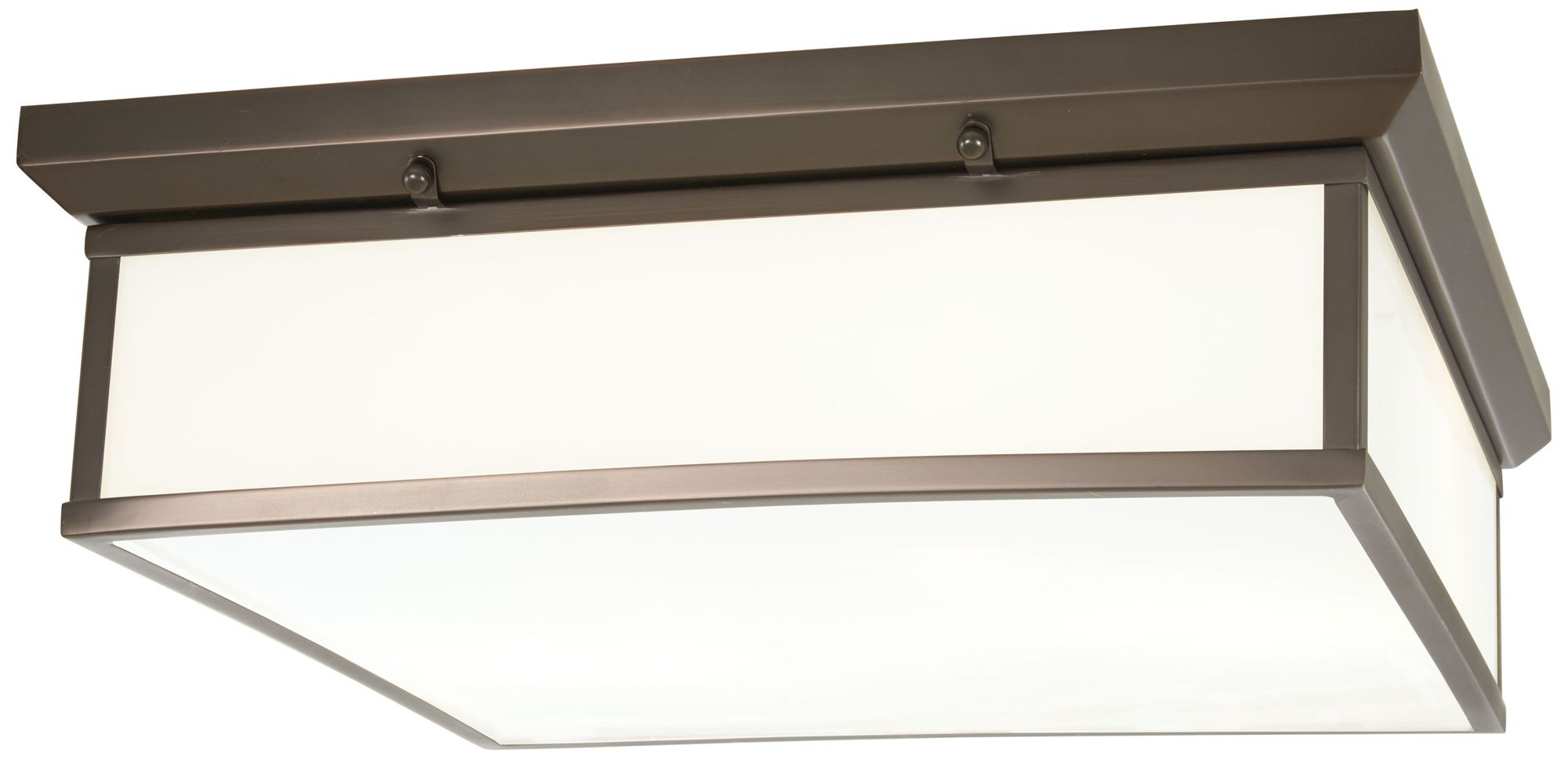 Minka-Lavery Flush Mount LED 1-Light Harvard Court Bronze Flush Mount