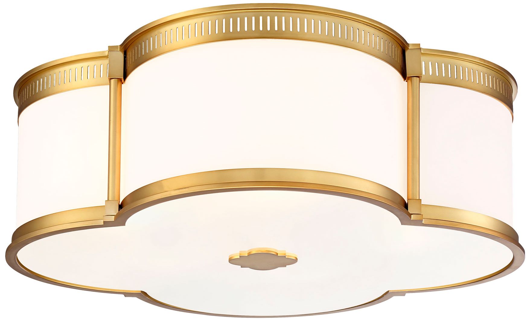 Image 2 Minka-Lavery Flush Mount LED 1-Light Liberty Gold Flush Mount