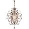 Minka Lavery French Silver 11" Traditional Crystal Mini Chandelier