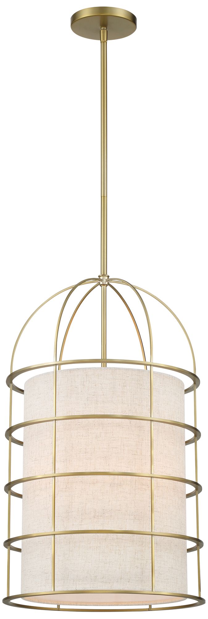 Image 2 Minka-Lavery Gateway Park 4-Light Soft Brass Pendant