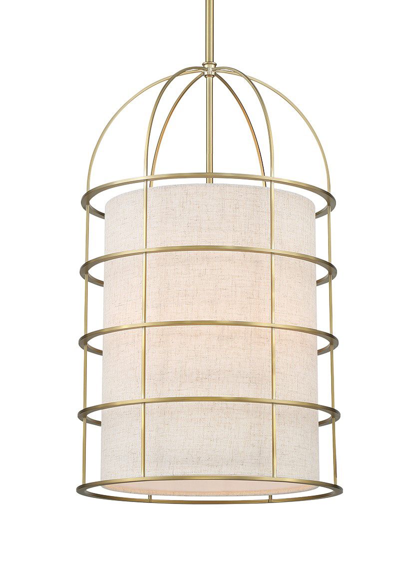 Image 3 Minka-Lavery Gateway Park 4-Light Soft Brass Pendant more views