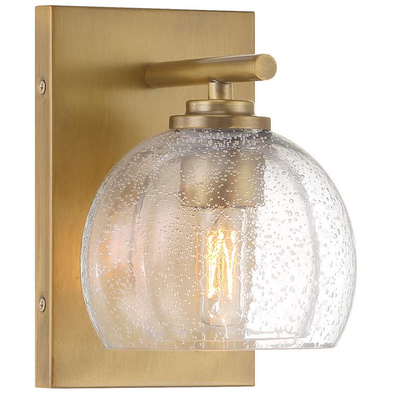 Image 2 Minka Lavery Glint 1-Light 6-in Legacy Brass Indoor Vanity Light more views