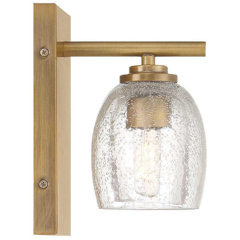 Image 3 Minka Lavery Glint 1-Light 6-in Legacy Brass Indoor Vanity Light more views