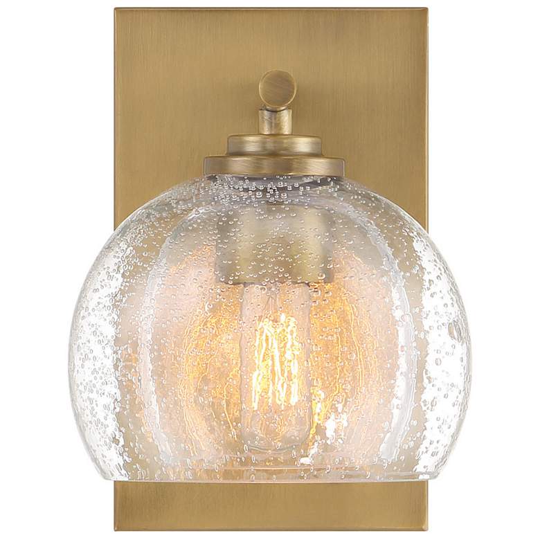 Image 4 Minka Lavery Glint 1-Light 6-in Legacy Brass Indoor Vanity Light more views