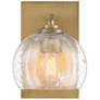 4_Minka Lavery Glint 1-Light 6-in Legacy Brass Indoor Vanity Light more views