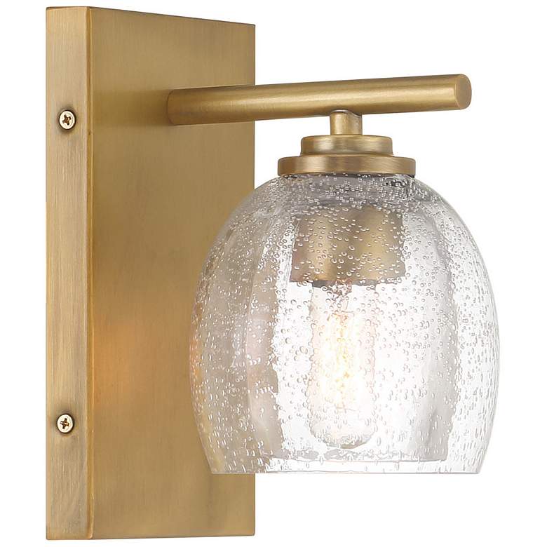Image 5 Minka Lavery Glint 1-Light 6-in Legacy Brass Indoor Vanity Light more views