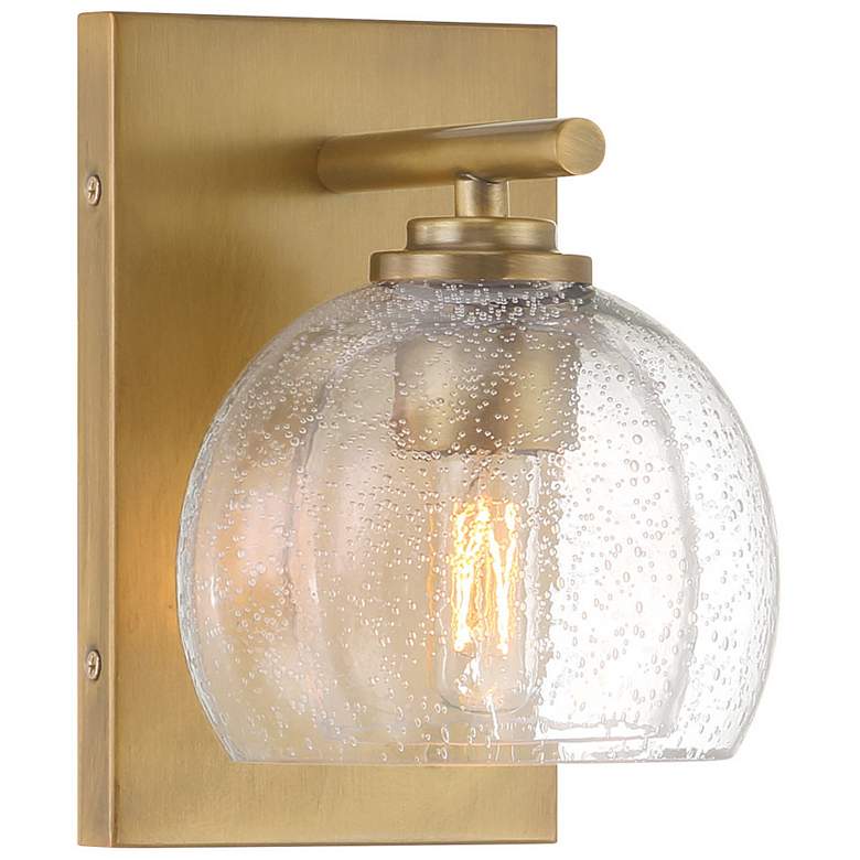 Image 6 Minka Lavery Glint 1-Light 6-in Legacy Brass Indoor Vanity Light more views