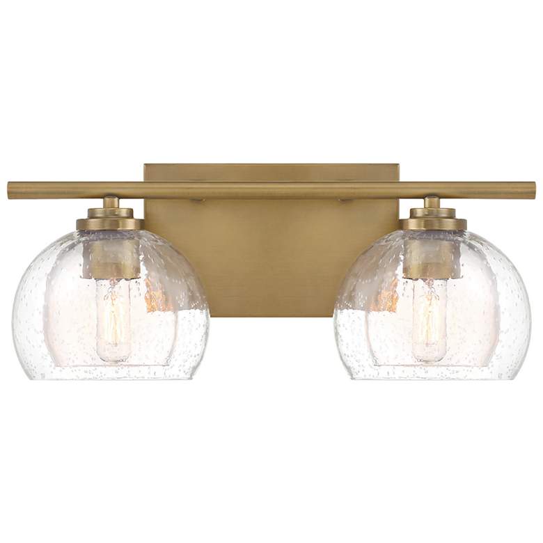 Image 2 Minka Lavery Glint 2-Light 15.5-in Legacy Brass Indoor Vanity Light more views