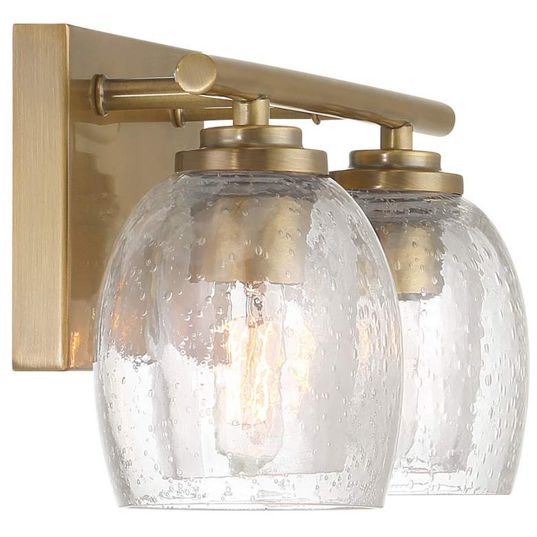Image 3 Minka Lavery Glint 2-Light 15.5-in Legacy Brass Indoor Vanity Light more views