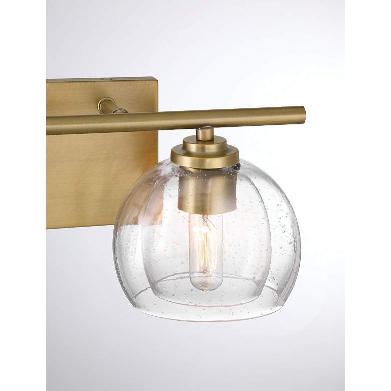 Image 4 Minka Lavery Glint 2-Light 15.5-in Legacy Brass Indoor Vanity Light more views