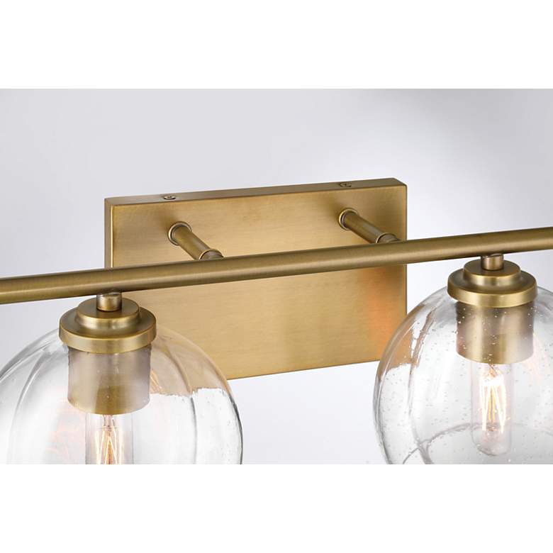 Image 5 Minka Lavery Glint 2-Light 15.5-in Legacy Brass Indoor Vanity Light more views