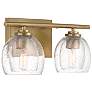 7_Minka Lavery Glint 2-Light 15.5-in Legacy Brass Indoor Vanity Light more views