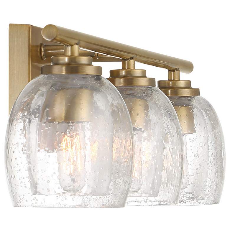 Image 3 Minka Lavery Glint 3-Light 24-in Legacy Brass Indoor Vanity Light more views