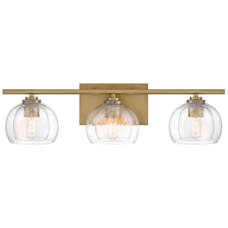 Image 4 Minka Lavery Glint 3-Light 24-in Legacy Brass Indoor Vanity Light more views