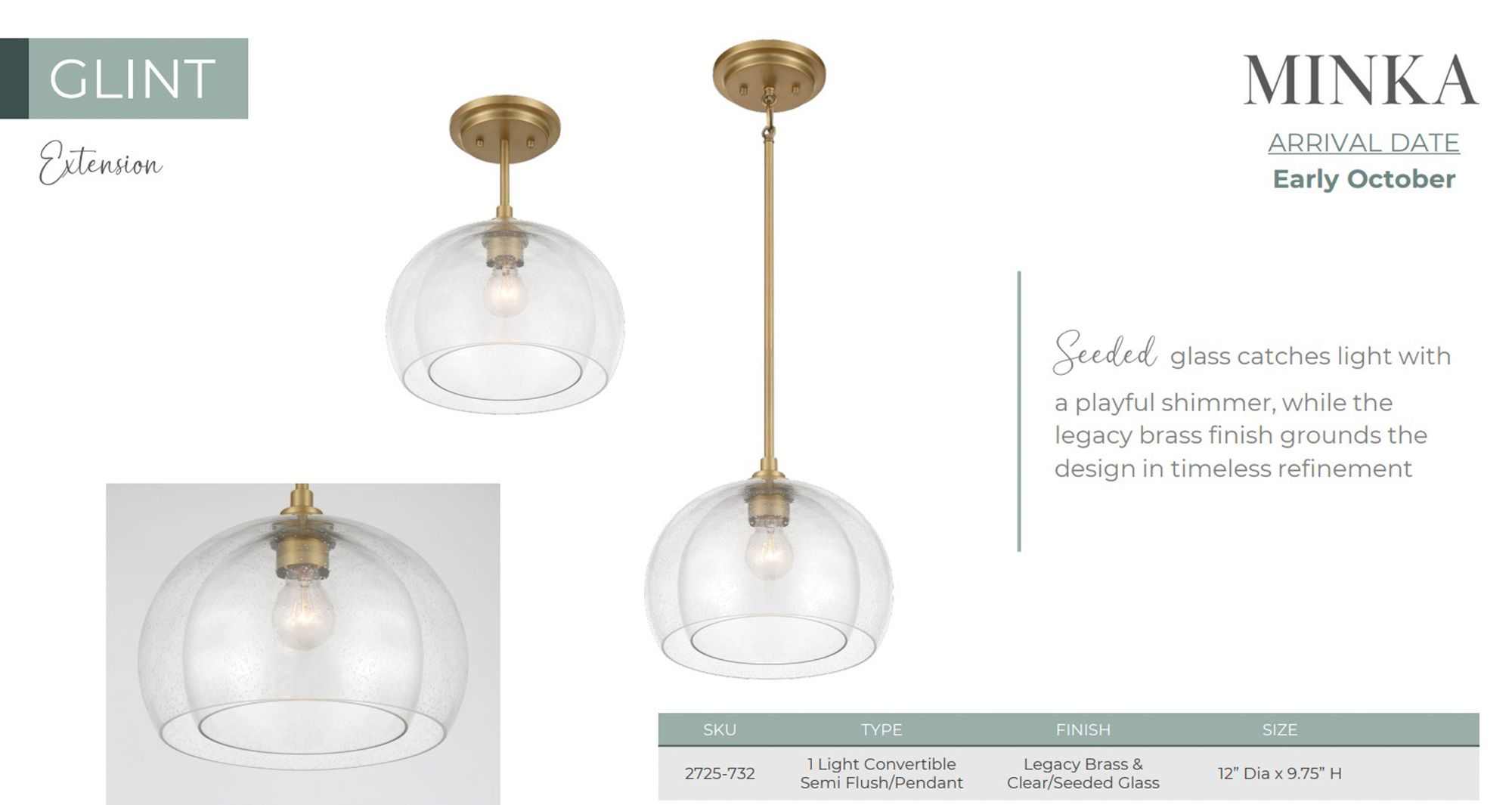 Minka Lavery Glint 3-Light 24-in Legacy Brass Indoor Vanity Light