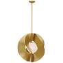 2_Minka-Lavery Gloria 1-Light 24-in Legacy Brass Indoor Pendant more views