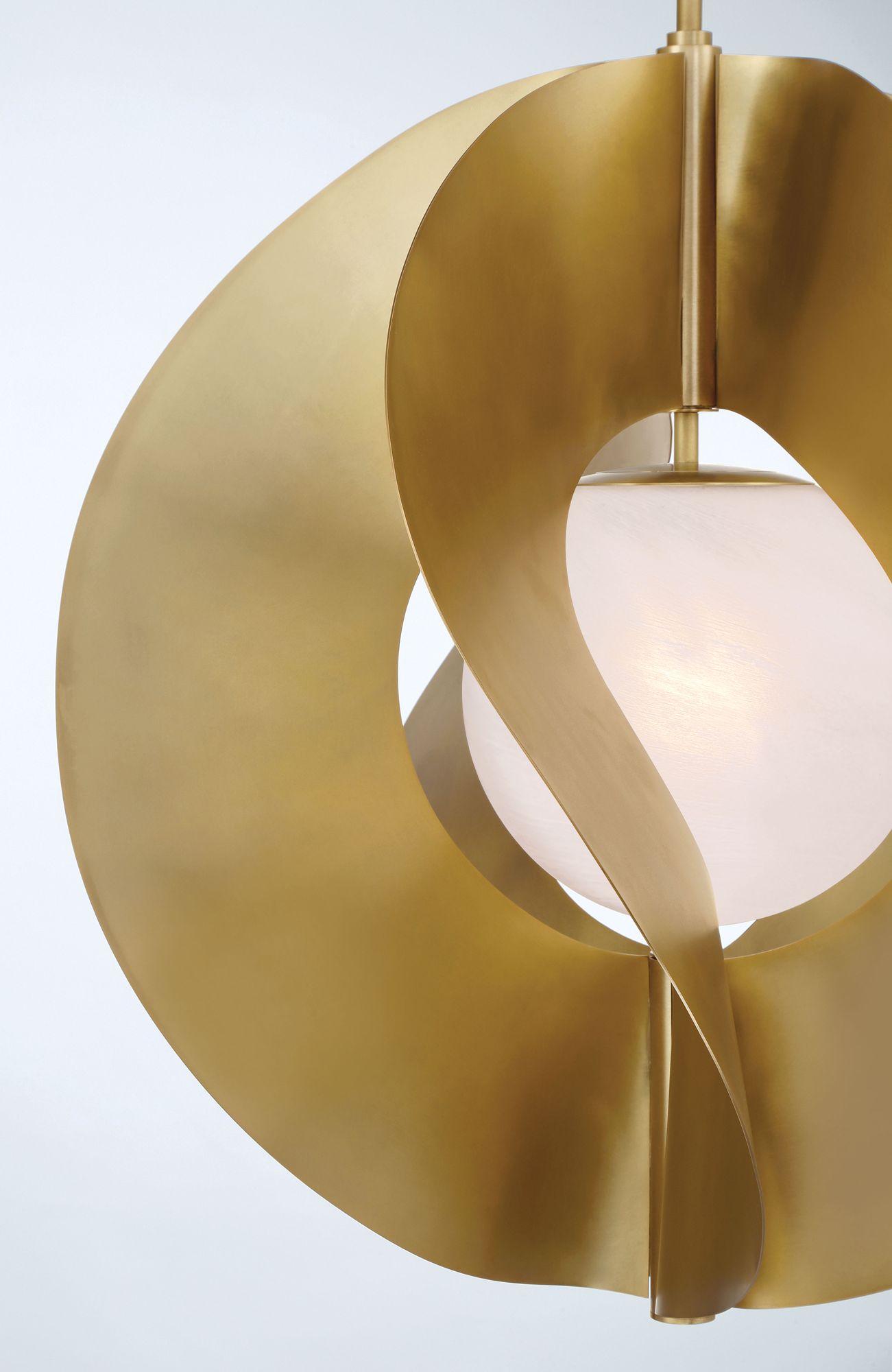 Image 6 Minka-Lavery Gloria 1-Light 24-in Legacy Brass Indoor Pendant more views