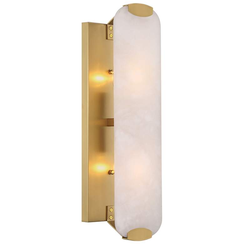 Image 6 Minka Lavery Glowstone 2-Light 5-in Legacy Brass Indoor Wall Sconce more views