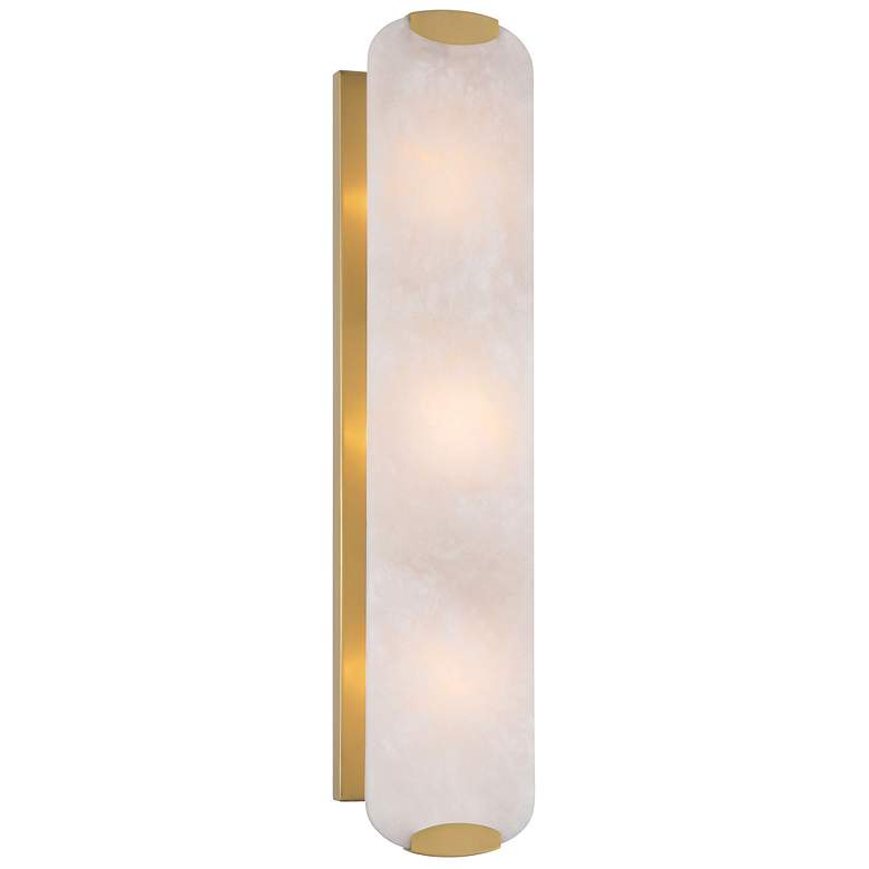 Image 1 Minka Lavery Glowstone 3-Light 5-in Legacy Brass Indoor Wall Sconce
