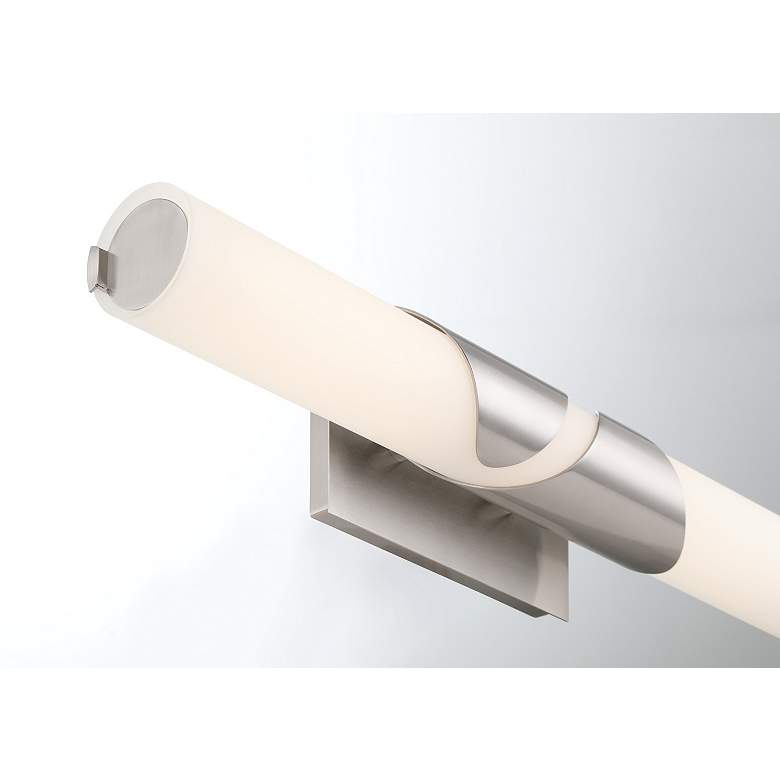 Image 3 Minka Lavery Grafton LED 24-in Brushed Nickel Indoor Vanity Light more views