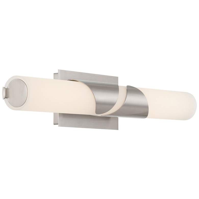 Image 4 Minka Lavery Grafton LED 24-in Brushed Nickel Indoor Vanity Light more views