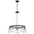 Minka Lavery Graham Ave 5-Light Smoked Iron and Brushed Nickel Chandelier