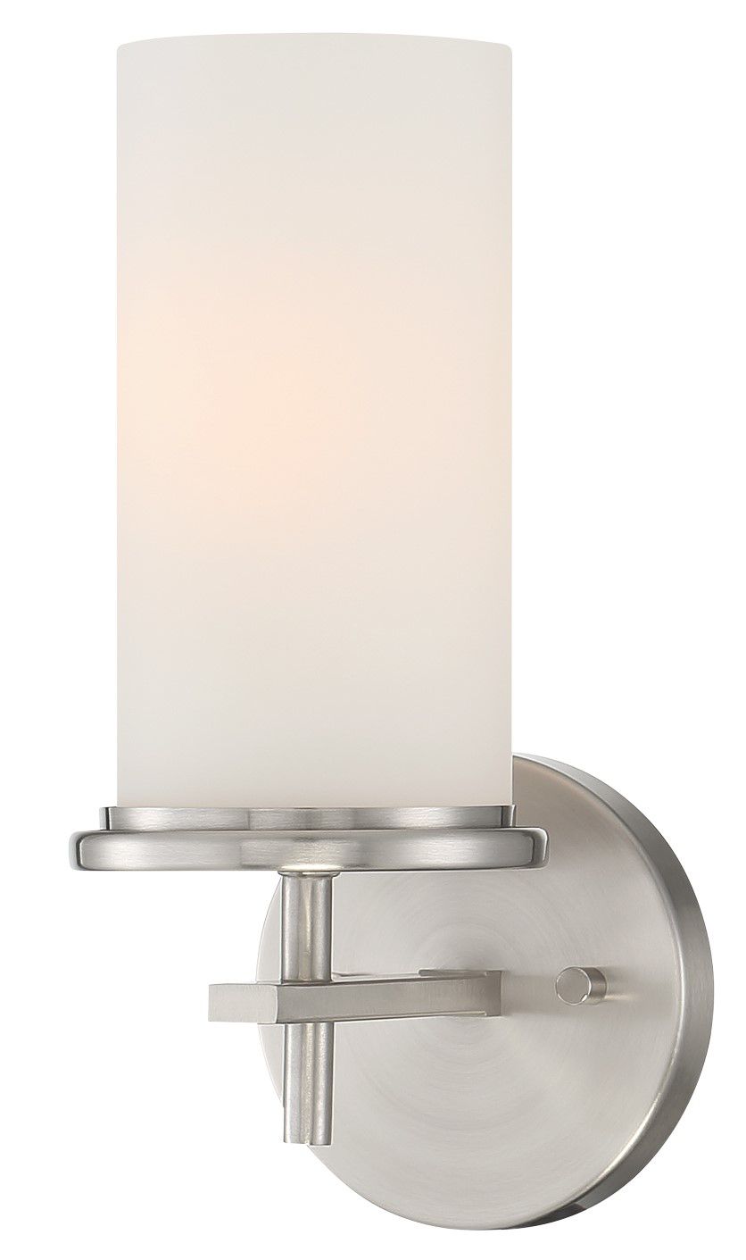 Image 2 Minka-Lavery Haisley 1-Light Brushed Nickel Bath Bar more views
