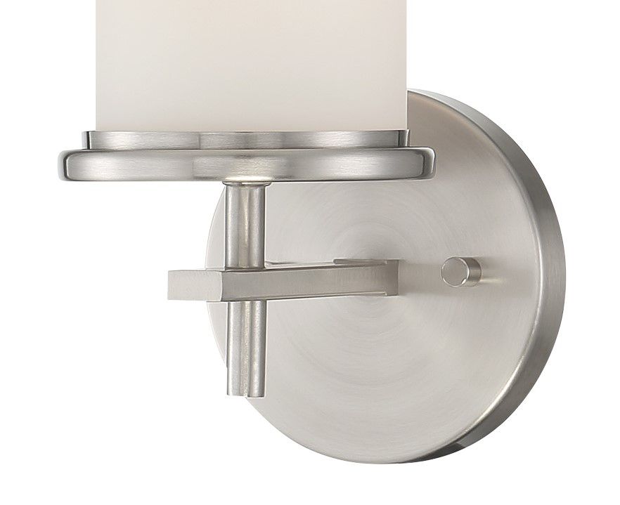 Image 3 Minka-Lavery Haisley 1-Light Brushed Nickel Bath Bar more views