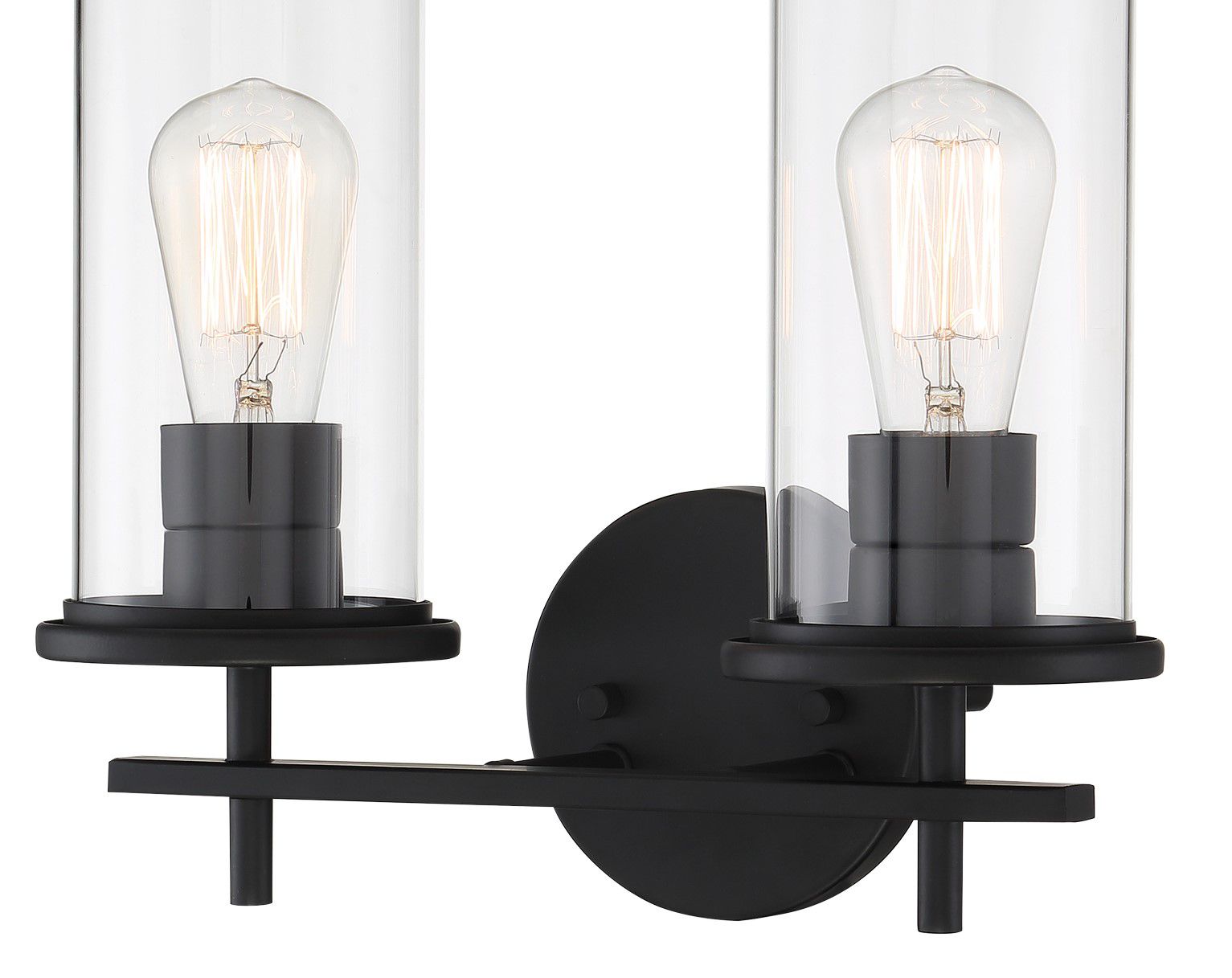 Image 2 Minka-Lavery Haisley 2-Light Coal Black Vanity Light more views