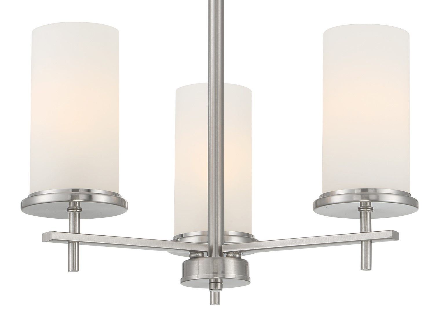 Image 2 Minka-Lavery Haisley 3-Light Brushed Nickel Chandelier more views