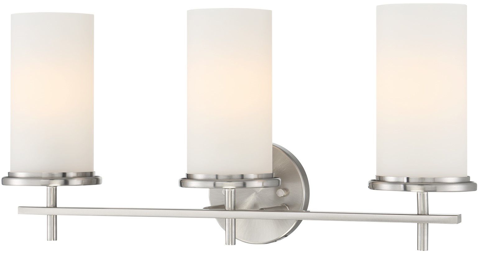 Image 2 Minka-Lavery Haisley 3-Light Polished Nickel Bath Bar more views