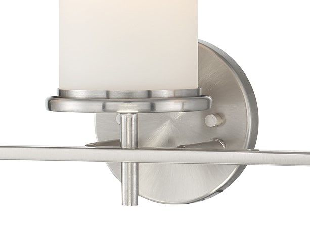Image 3 Minka-Lavery Haisley 3-Light Polished Nickel Bath Bar more views