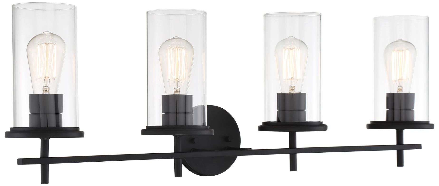 Minka-Lavery Haisley 4-Light Coal Black Vanity Light