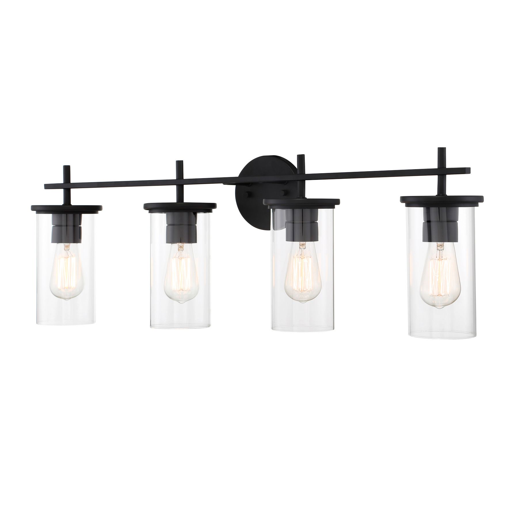 Image 2 Minka-Lavery Haisley 4-Light Coal Black Vanity Light more views