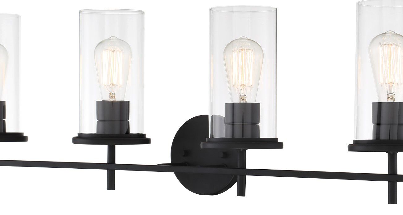 Image 3 Minka-Lavery Haisley 4-Light Coal Black Vanity Light more views