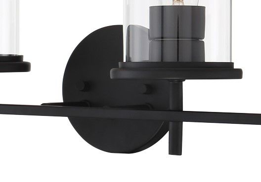 Image 4 Minka-Lavery Haisley 4-Light Coal Black Vanity Light more views