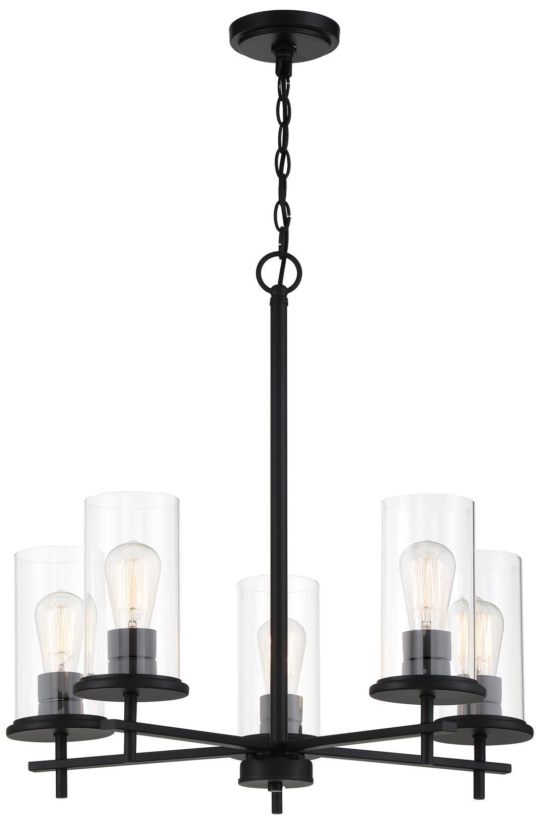 Image 2 Minka-Lavery Haisley 5-Light Coal Chandelier