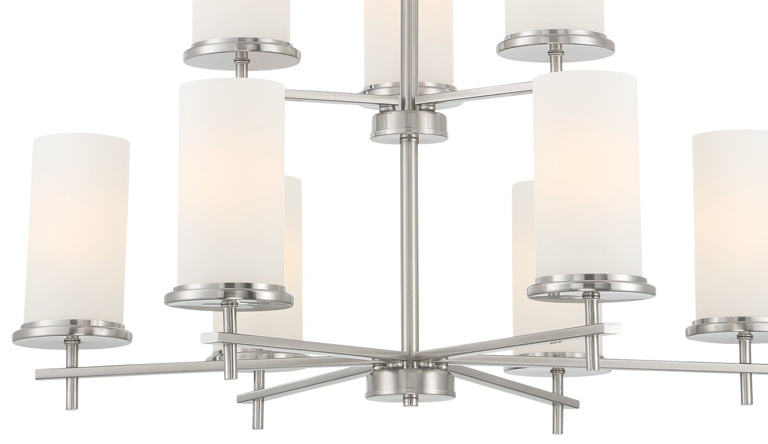 Image 2 Minka-Lavery Haisley 9-Light Brushed Nickel Chandelier more views