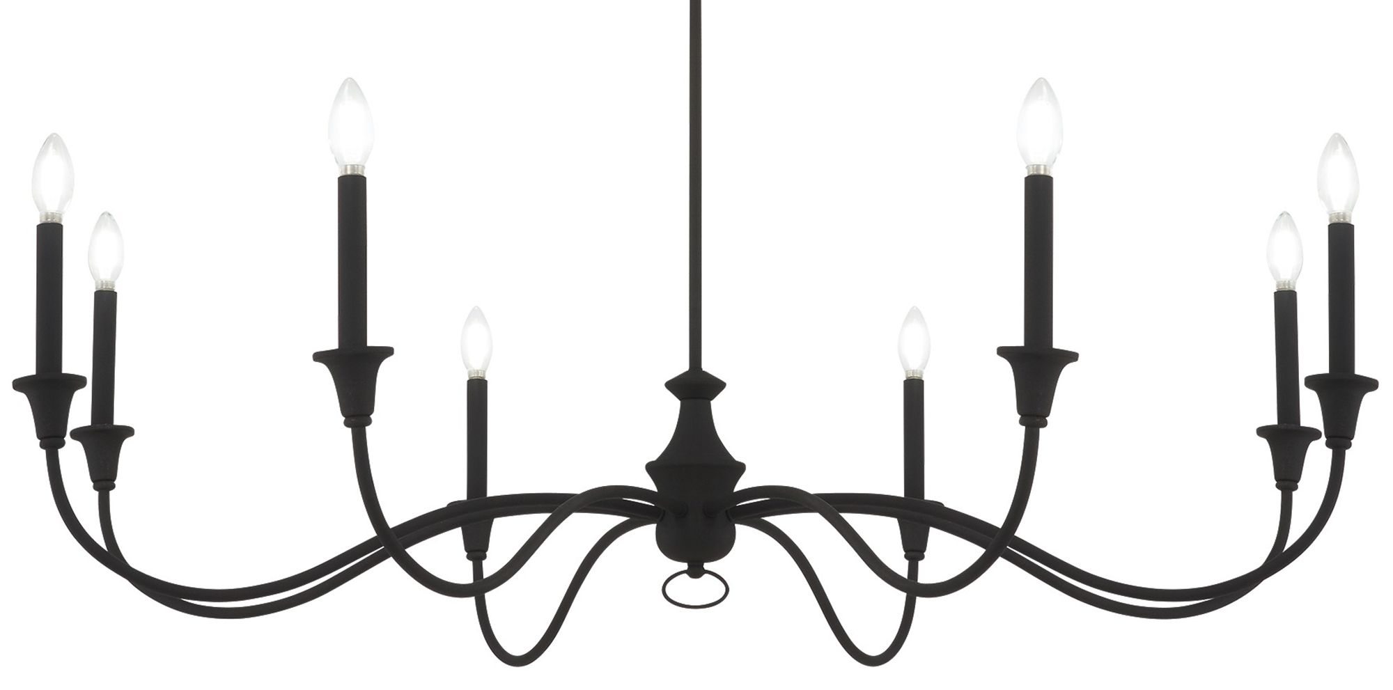 Image 3 Minka Lavery Halifax County 8-Light Textured Black Chandelier more views