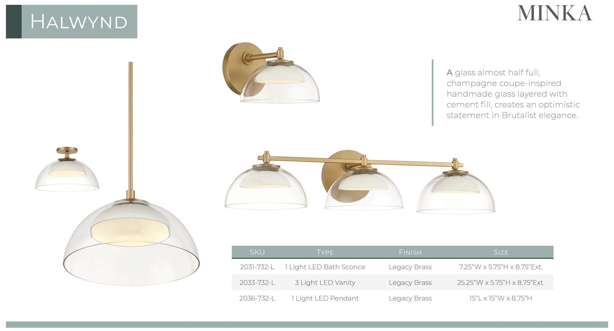 Image 7 Minka Lavery Halwynd LED 7.25-in Legacy more views