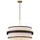 Minka Lavery Harbor Wrap 6-Light 28-in Bronze and Brass Pending Lighting