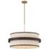 Minka Lavery Harbor Wrap 6-Light 28-in Bronze and Brass Pending Lighting