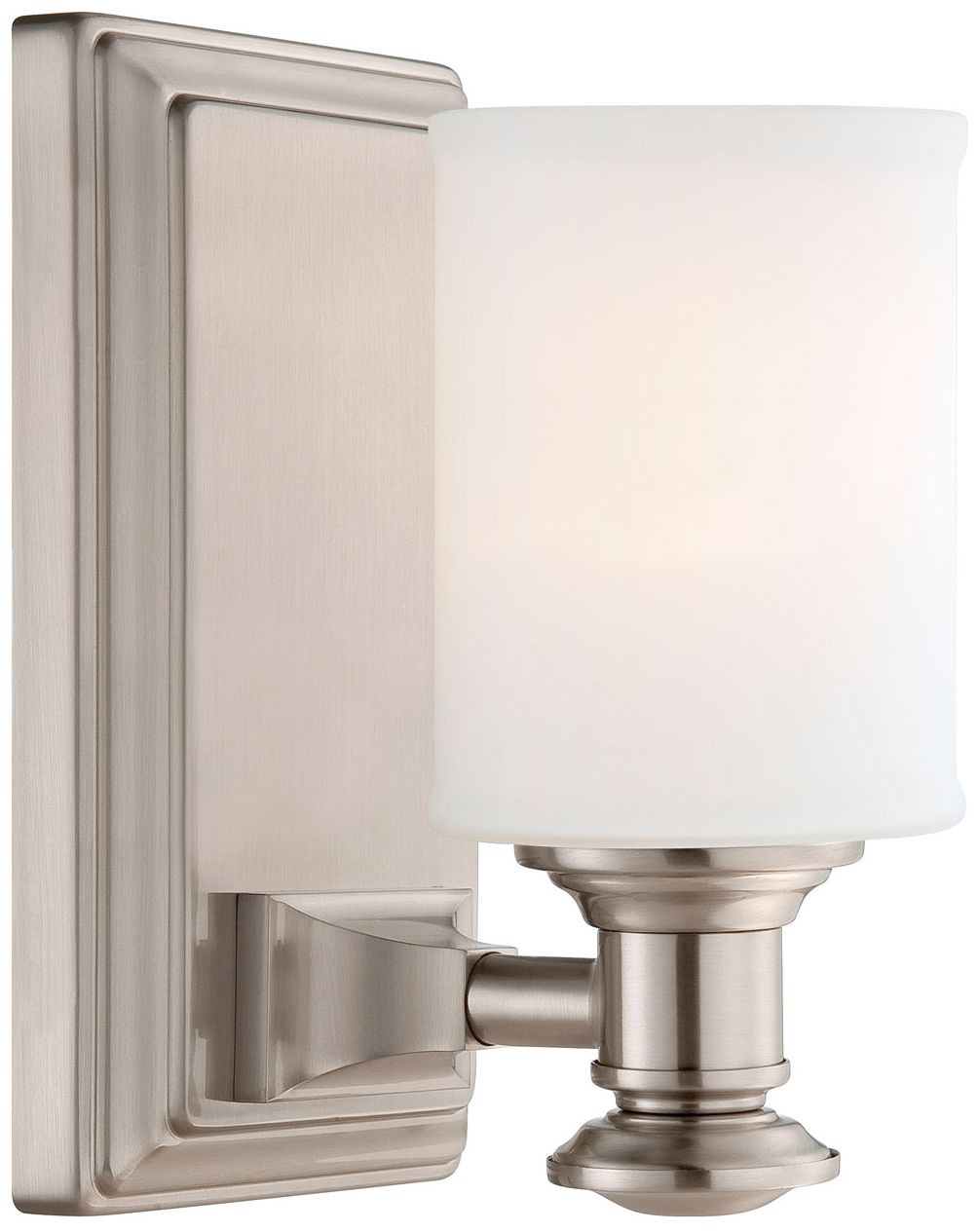 Minka-Lavery Harbour Point 1-Light Brushed Nickel Bath