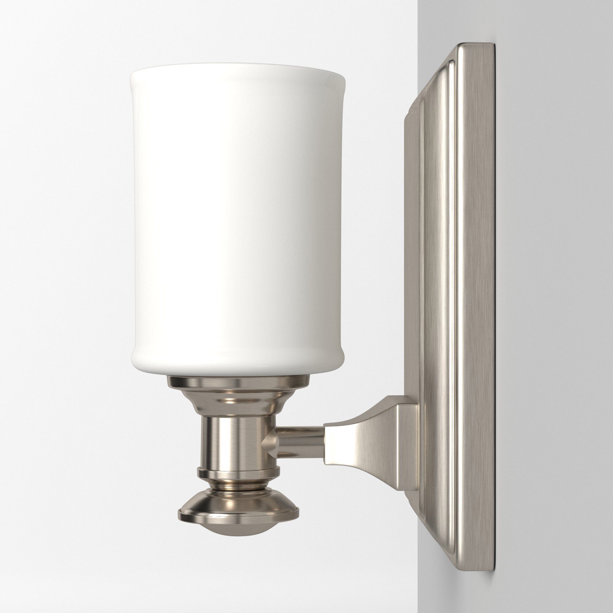 Image 4 Minka-Lavery Harbour Point 1-Light Brushed Nickel Bath more views