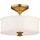Minka Lavery Harbour Point 13 1/2" Liberty Gold Ceiling Light