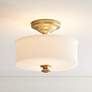 Thumbnail1 of Minka Lavery Harbour Point 13 1/2" Liberty Gold Ceiling Light